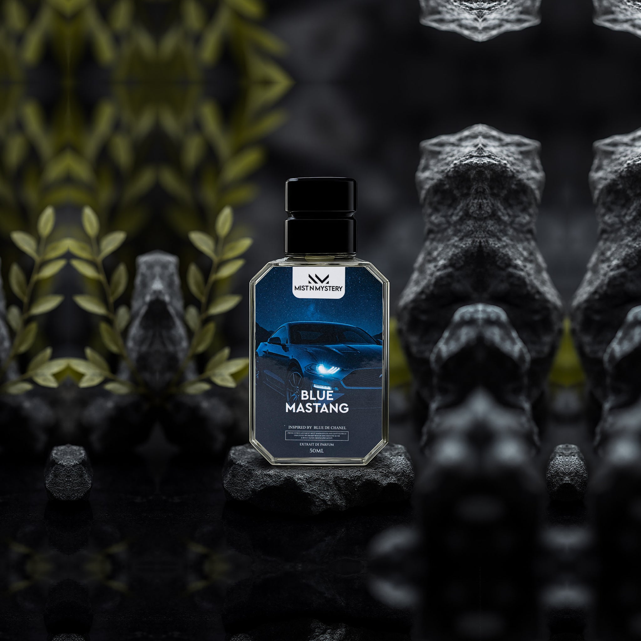Blue Mastang